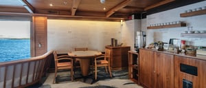 24 hours coffee and tea station at the Galapagos Legend