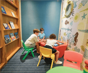 Social Areas in the Galapagos Legend: Kids Corner
