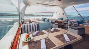 Al fresco BBQ at Coral II