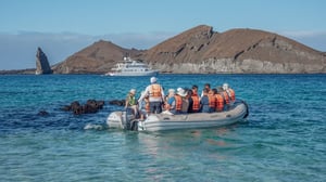 Dinghy Ride in Coral Yachts