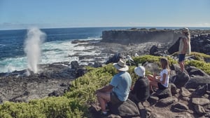 Family in Española Island