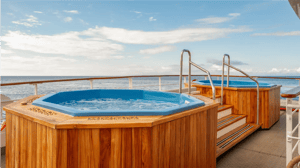Jacuzzis onboard the Galapagos Legend