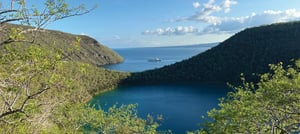 Isabela Island, the largest island of the Galapagos Island and the Galapagos Legend