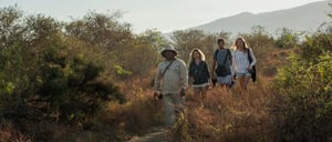Egas port tourist hiking with experienced guide