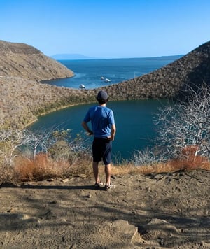Corals Yachts Itinerary West Expedition: Darwin Lake at Tagus Cove
