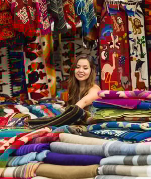 Mindo cloud forest & Middle of the World complex: Otavalo´s market