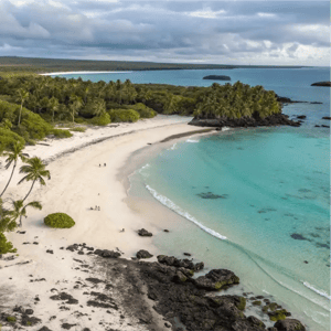 Go 7: Tortuga Bay, part of your itinerary of two days exploring Santa Cruz Island